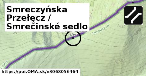 Smreczyńska Przełęcz / Smrečinské sedlo