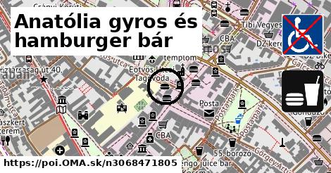 Anatólia gyros és hamburger bár