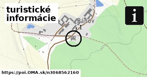 turistické informácie