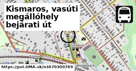 Kismaros, vasúti megállóhely bejárati út