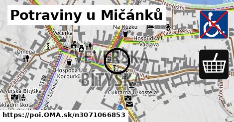 Potraviny u Mičánků