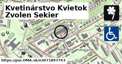 Kvetinárstvo Kvietok Zvolen Sekier