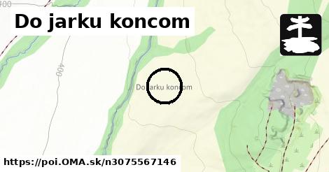 Do jarku koncom