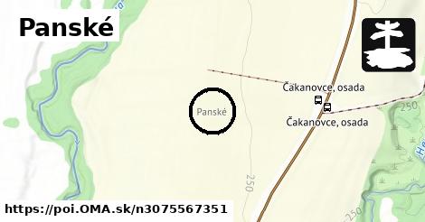 Panské