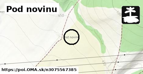 Pod novinu