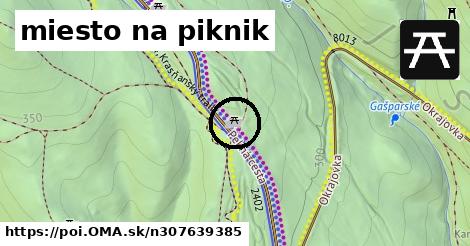 miesto na piknik