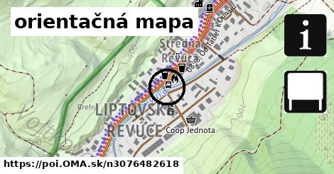 orientačná mapa