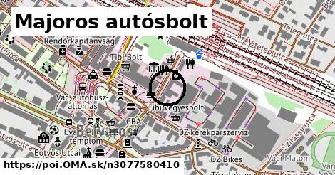 Majoros autósbolt