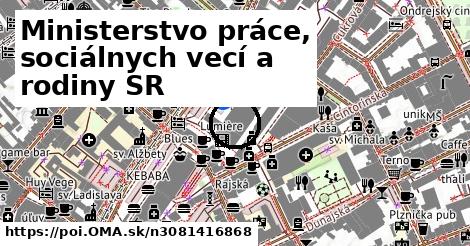 Ministerstvo práce, sociálnych vecí a rodiny SR