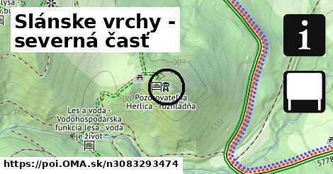 Slánske vrchy - severná časť