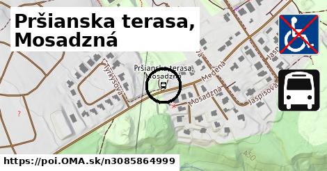 Pršianska terasa, Mosadzná