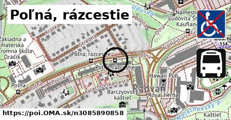 Poľná, rázcestie