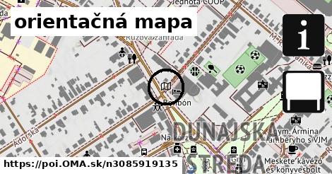 orientačná mapa