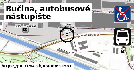 Bučina, autobusové nástupište