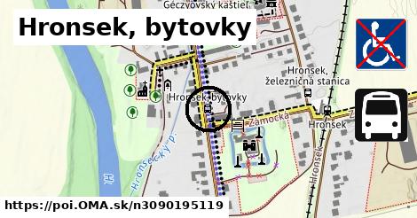 Hronsek, bytovky