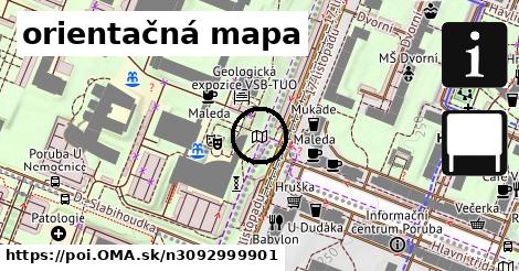 orientačná mapa