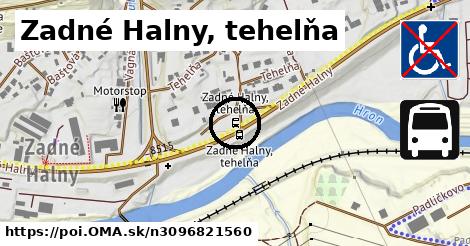 Zadné Halny, tehelňa