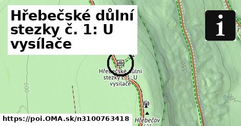 Hřebečské důlní stezky č. 1: U vysílače