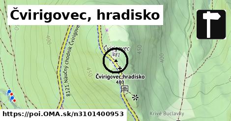 Čvirigovec, hradisko