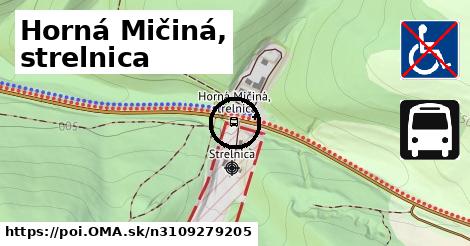 Horná Mičiná, strelnica