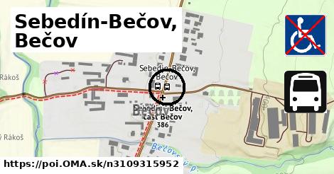 Sebedín-Bečov, Bečov