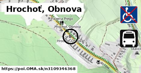 Hrochoť, Obnova