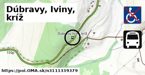 Dúbravy, Iviny, kríž