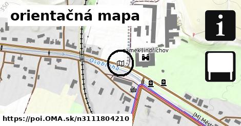 orientačná mapa