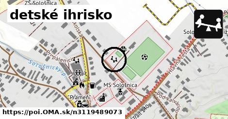 detské ihrisko