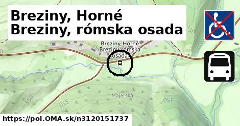 Breziny, Horné Breziny, rómska osada