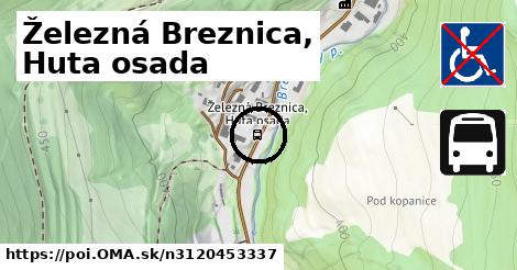 Železná Breznica, Huta osada