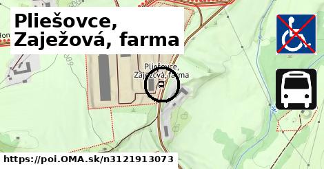 Pliešovce, Zaježová, farma