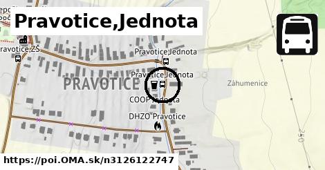 Pravotice,Jednota