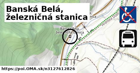 Banská Belá, železničná stanica