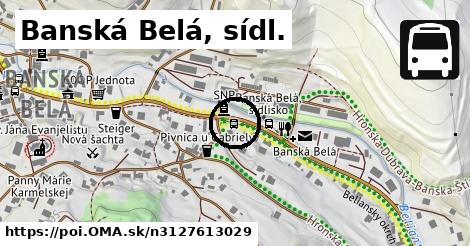 Banská Belá, sídl.