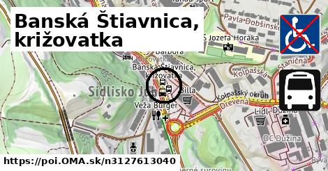 Banská Štiavnica, križovatka