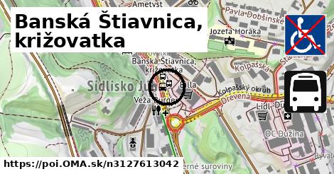 Banská Štiavnica, križovatka