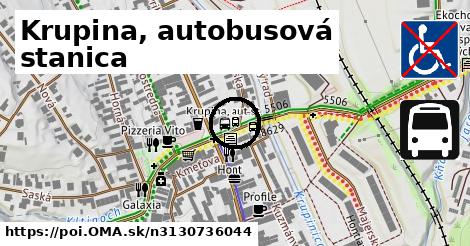 Krupina, autobusová stanica