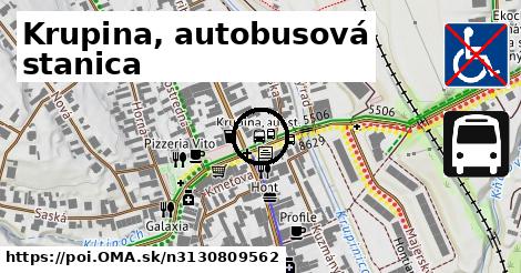 Krupina, autobusová stanica