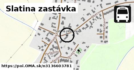 Slatina zastávka