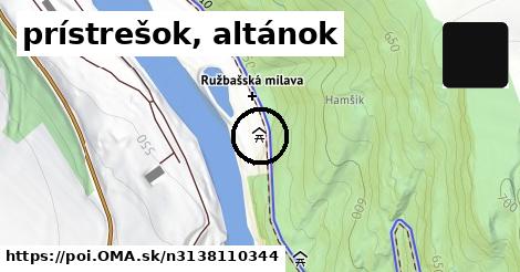 prístrešok, altánok