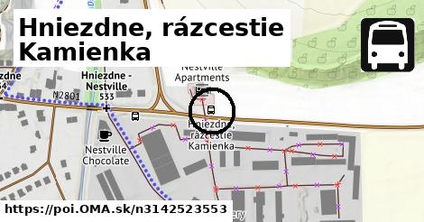 Hniezdne, rázcestie Kamienka