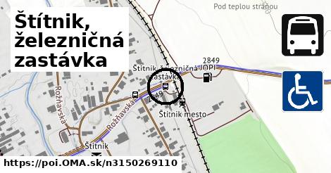 Štítnik, železničná zastávka