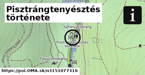 Pisztrángtenyésztés története