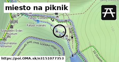 miesto na piknik