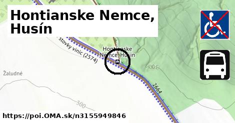 Hontianske Nemce, Husín