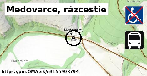 Medovarce, rázcestie