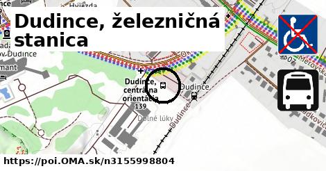 Dudince, železničná stanica