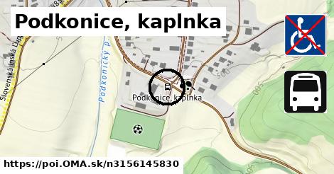 Podkonice, kaplnka