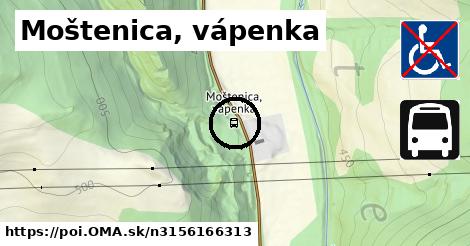 Moštenica, vápenka